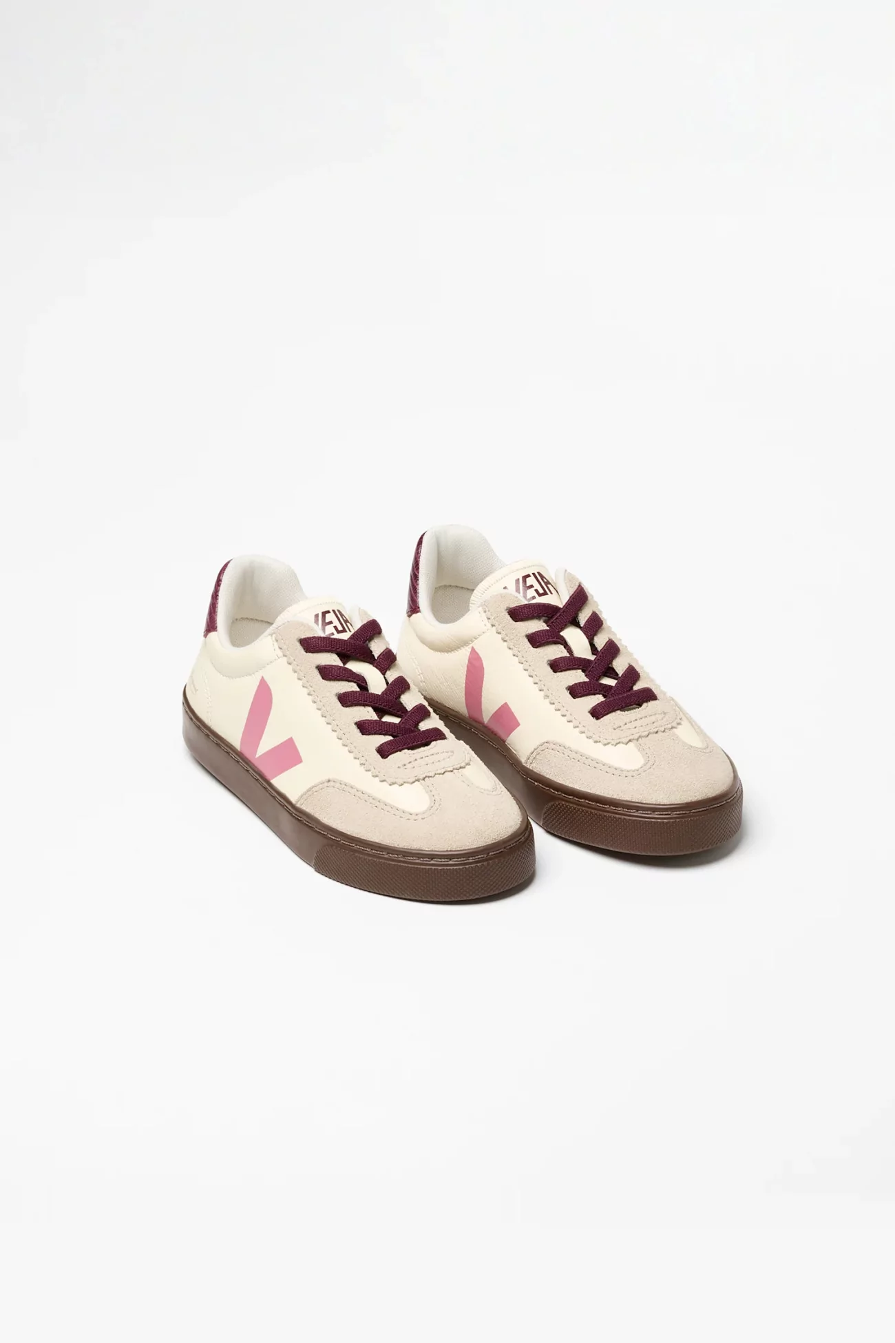 VEJA x Bonpoint Volley Kids Leather Trainers – Cashew Mary | Centre Commercial